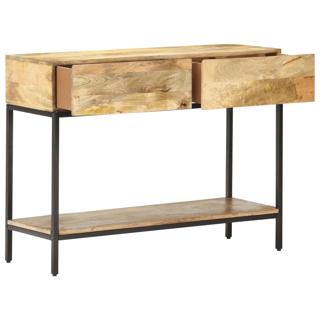 Konsolentisch 100x35x76 cm Mango Massivholz