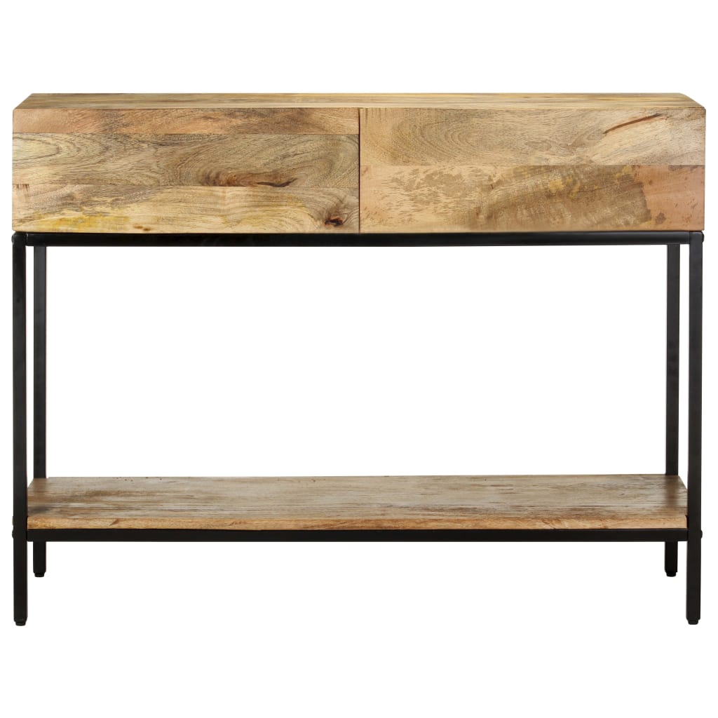 Konsolentisch 100x35x76 cm Mango Massivholz