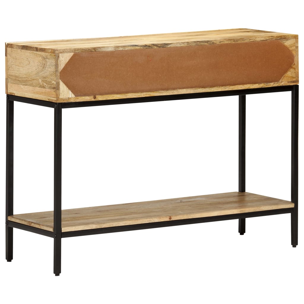 Konsolentisch 100x35x76 cm Mango Massivholz