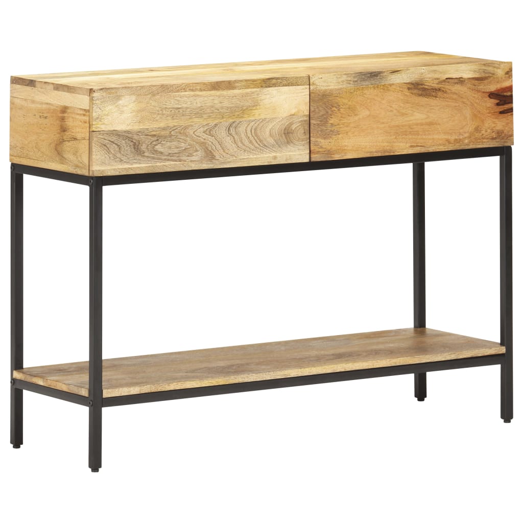Konsolentisch 100x35x76 cm Mango Massivholz