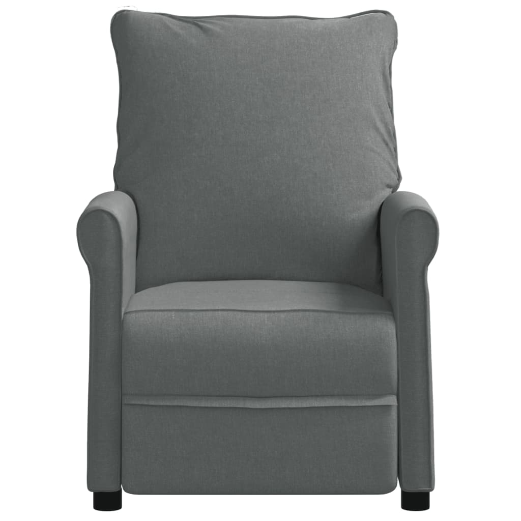 Relaxsessel Dunkelgrau Stoff