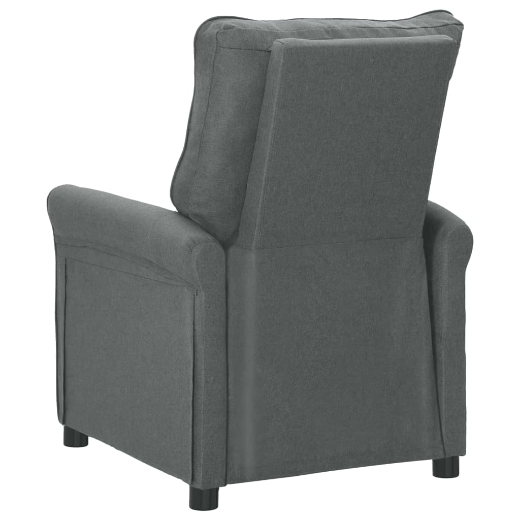 Relaxsessel Dunkelgrau Stoff
