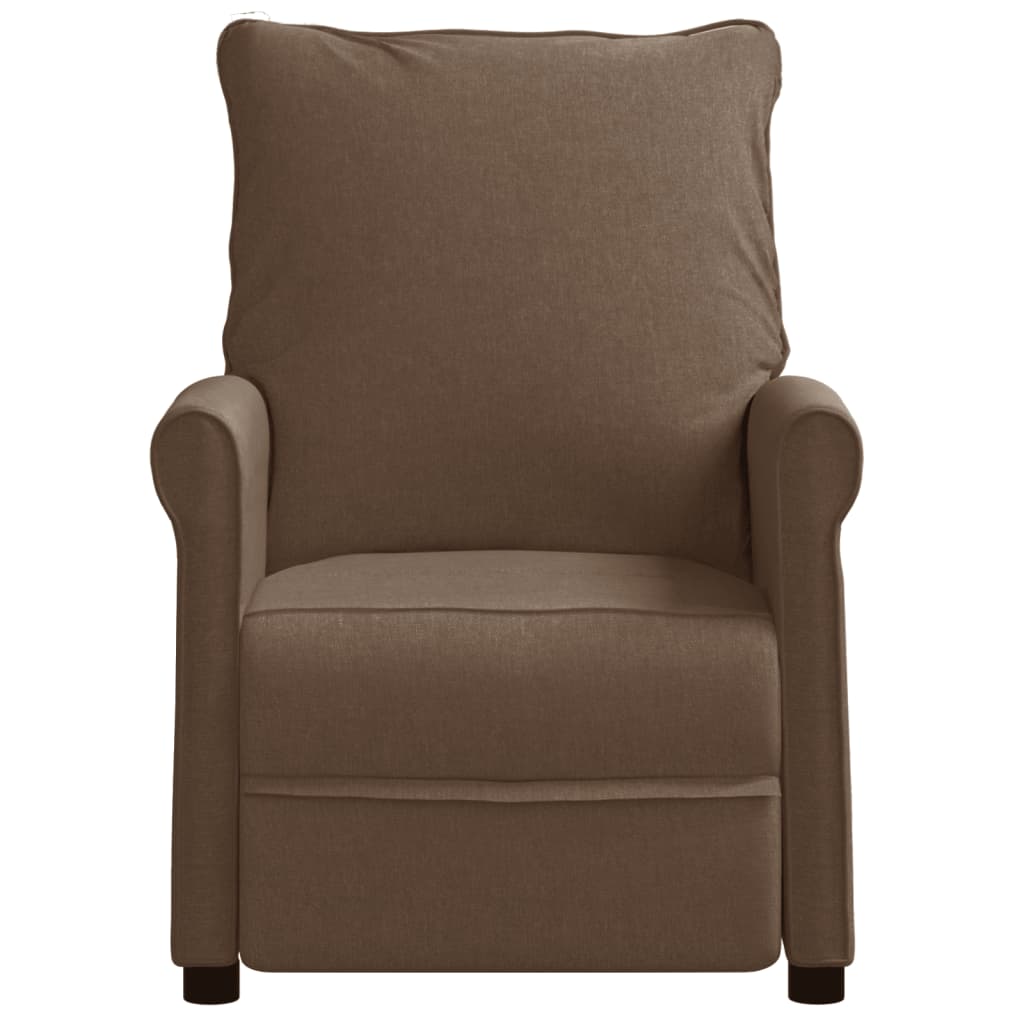 Relaxsessel Braun Stoff