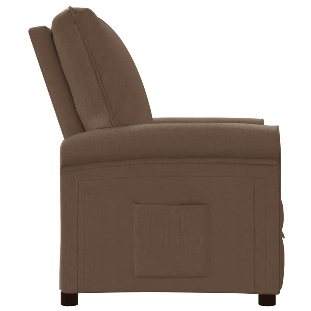 Relaxsessel Braun Stoff