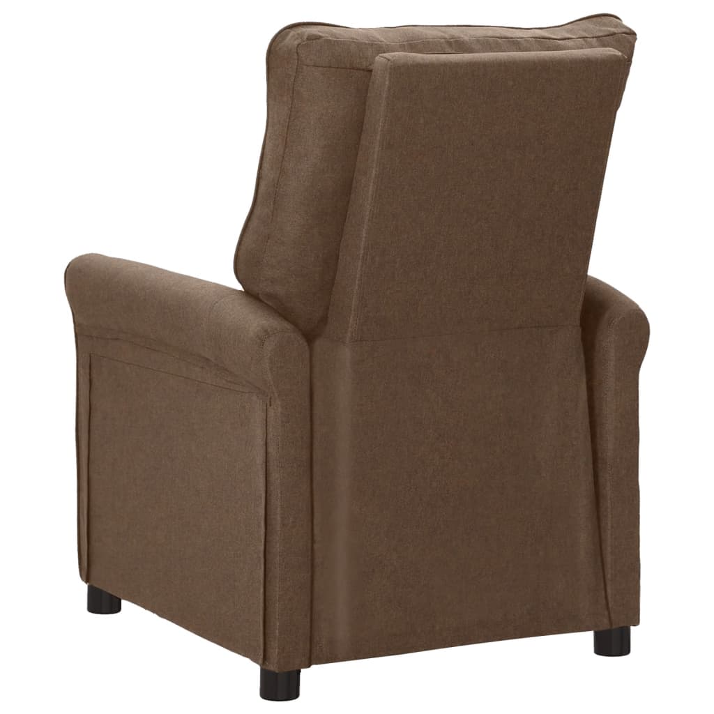 Relaxsessel Braun Stoff