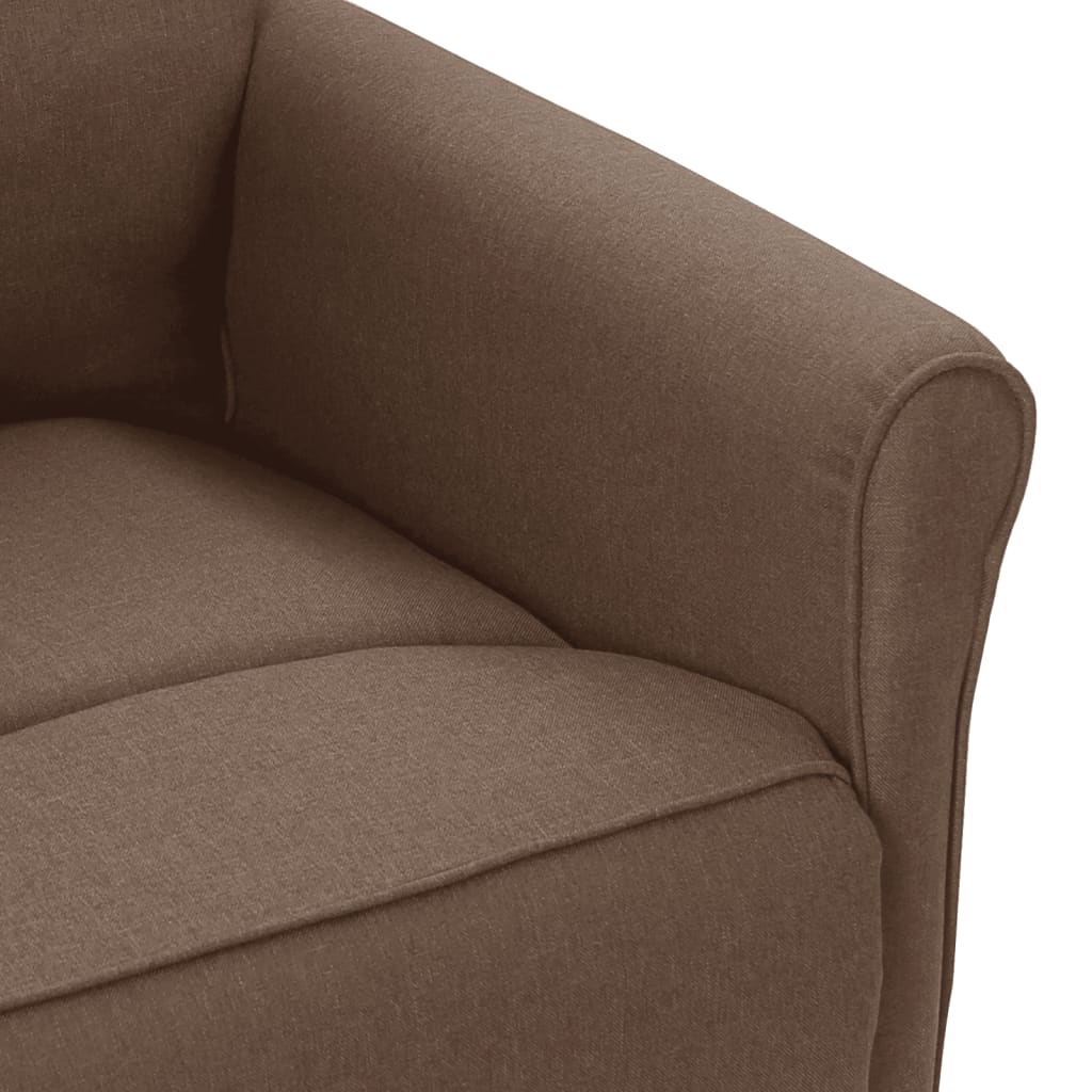 Relaxsessel Braun Stoff