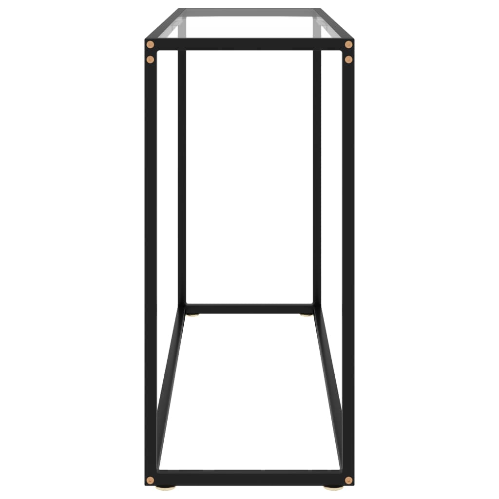 Konsolentisch Transparent 100x35x75 cm Hartglas