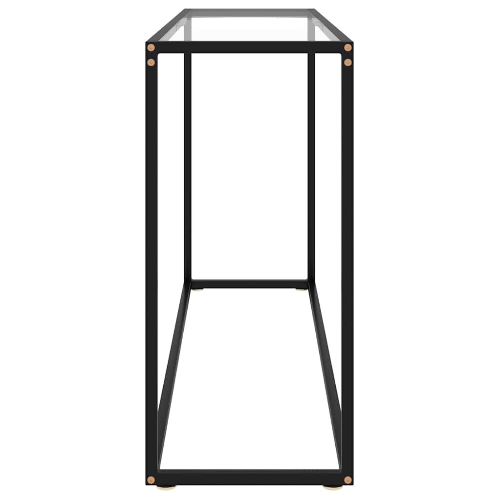 Konsolentisch Transparent 120x35x75 cm Hartglas