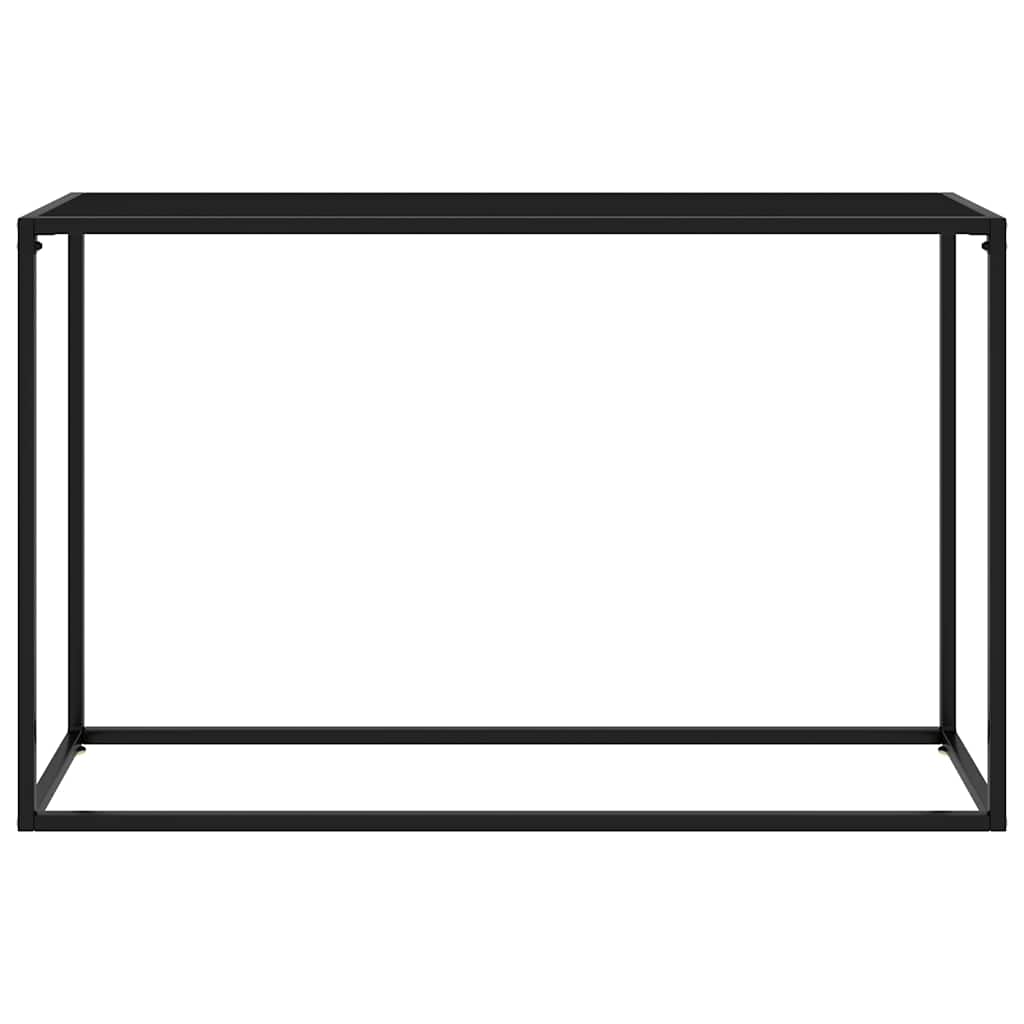 Konsolentisch Schwarz 120x35x75 cm Hartglas