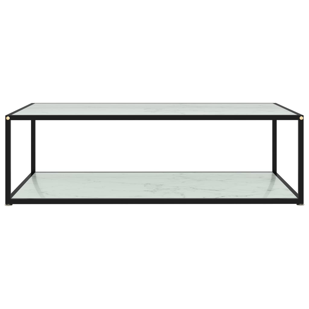 Couchtisch Weiß 120x60x35 cm Hartglas