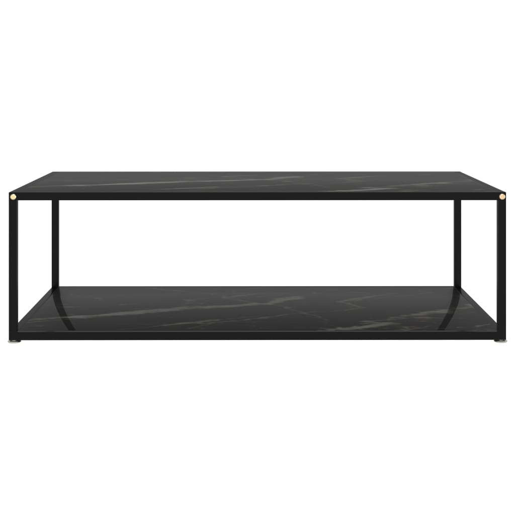 Couchtisch Schwarz 120x60x35 cm Hartglas