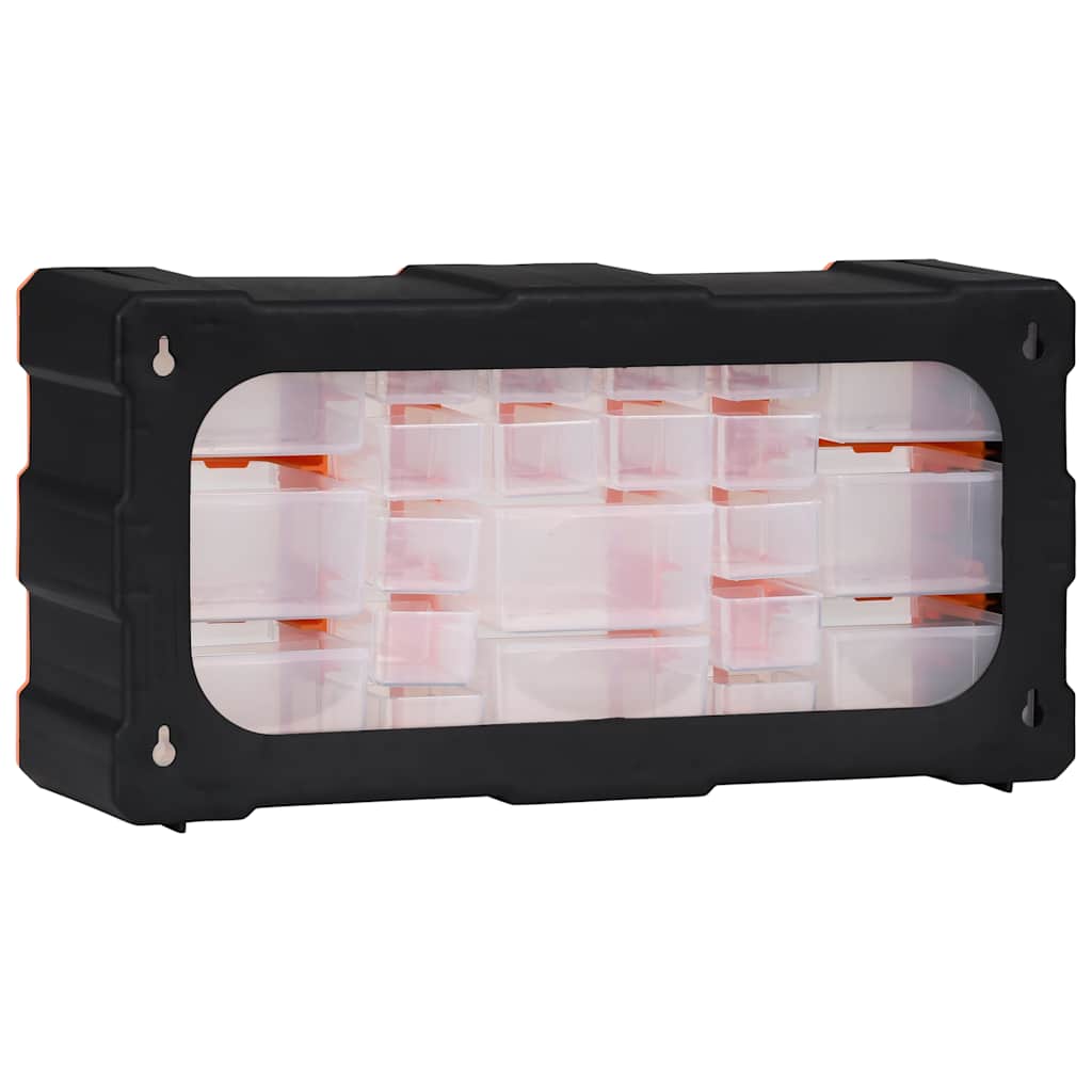 Multi-Schubladen-Organizer mit 22 Schubladen 49x16x25,5 cm