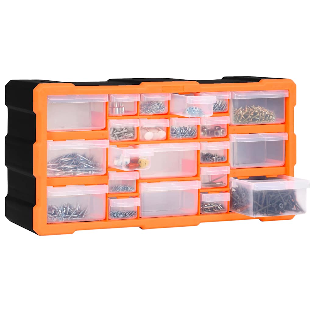 Multi-Schubladen-Organizer mit 22 Schubladen 49x16x25,5 cm