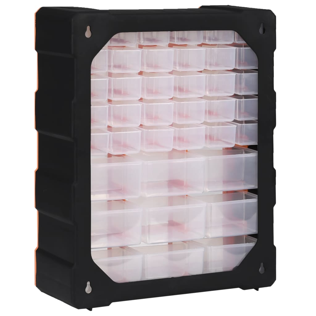 Multi-Schubladen-Organizer mit 39 Schubladen 38x16x47 cm