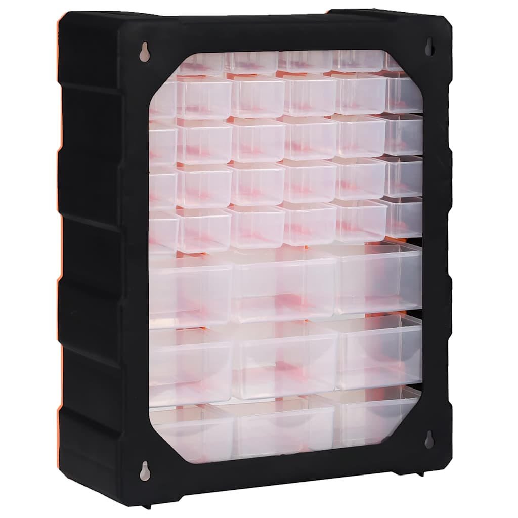 Multi-Schubladen-Organizer mit 39 Schubladen 38x16x47 cm
