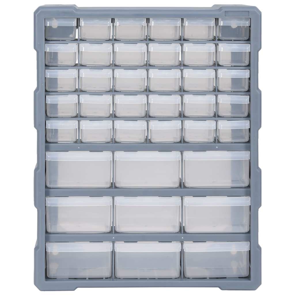 Multi-Schubladen-Organizer mit 39 Schubladen 38x16x47 cm