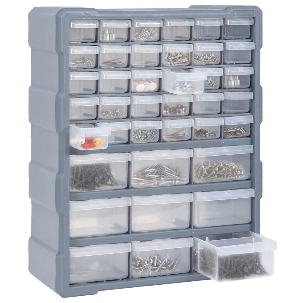 Multi-Schubladen-Organizer mit 39 Schubladen 38x16x47 cm