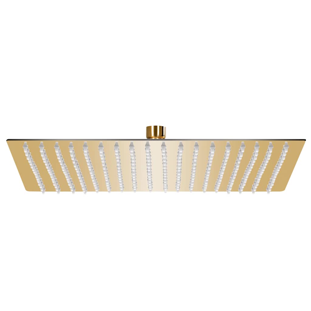 Regenbrause Edelstahl 50x50 cm Quadrat Golden