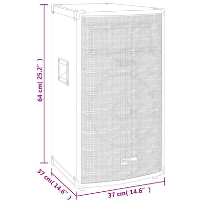 Professioneller HiFi-/Bühnen-Lautsprecher Passiv 150 W Schwarz