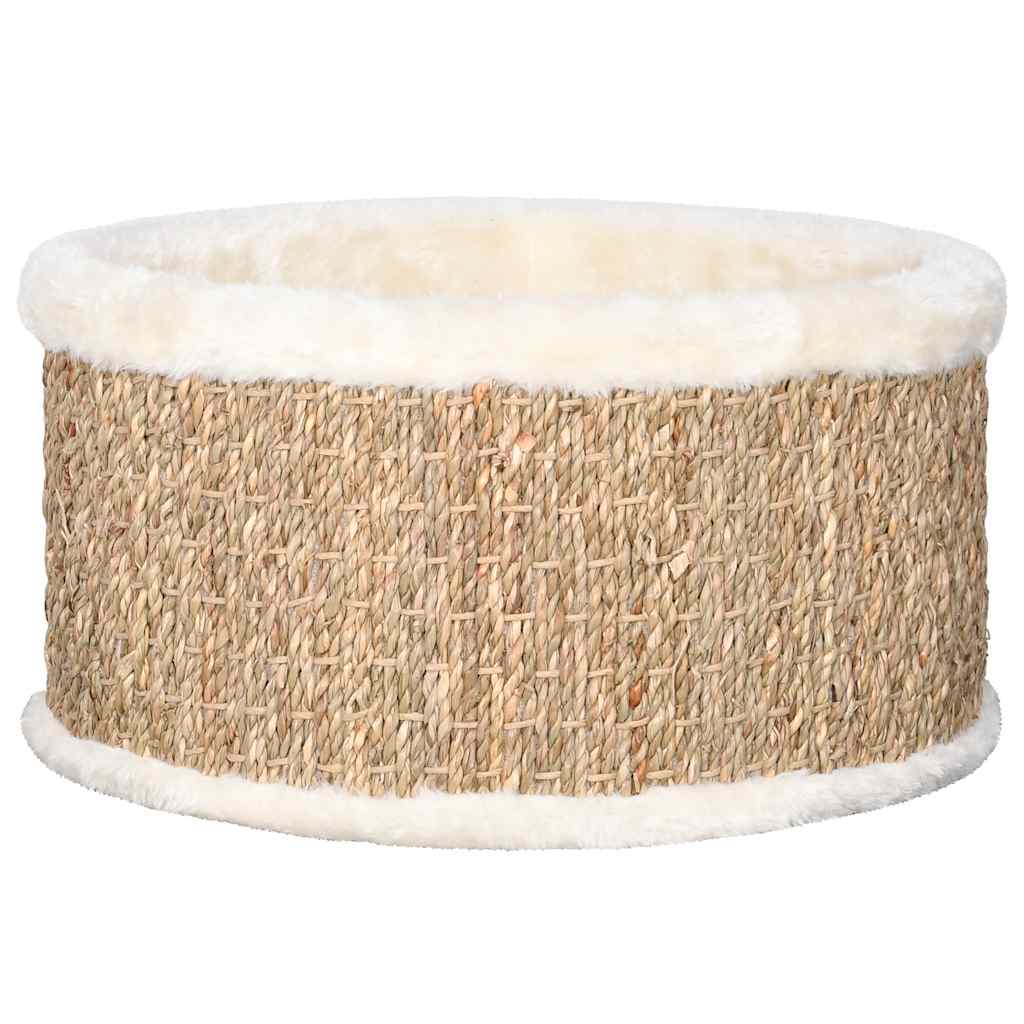 Panier pour chat rond 36 cm en jonc de mer