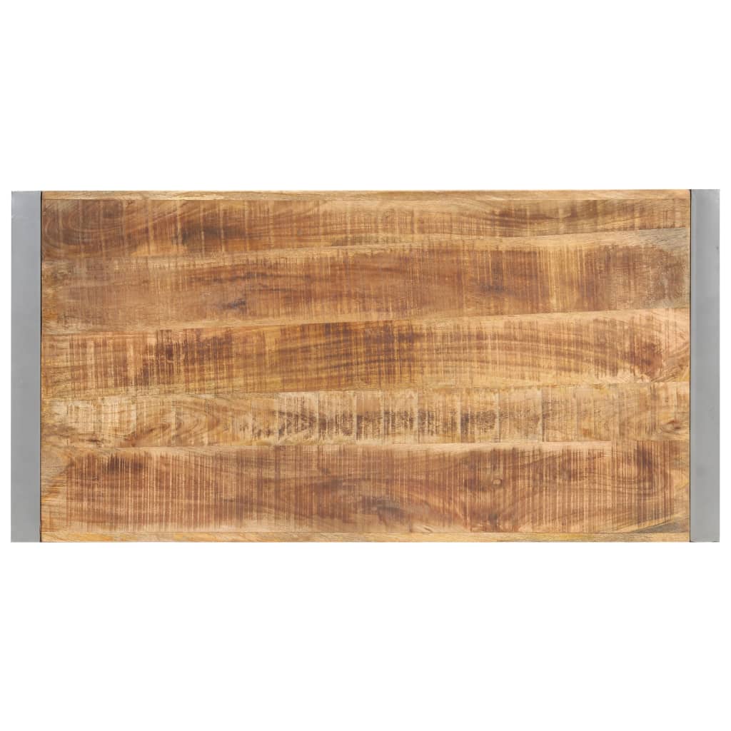 Esstisch 120x60x75 cm Raues Mango-Massivholz