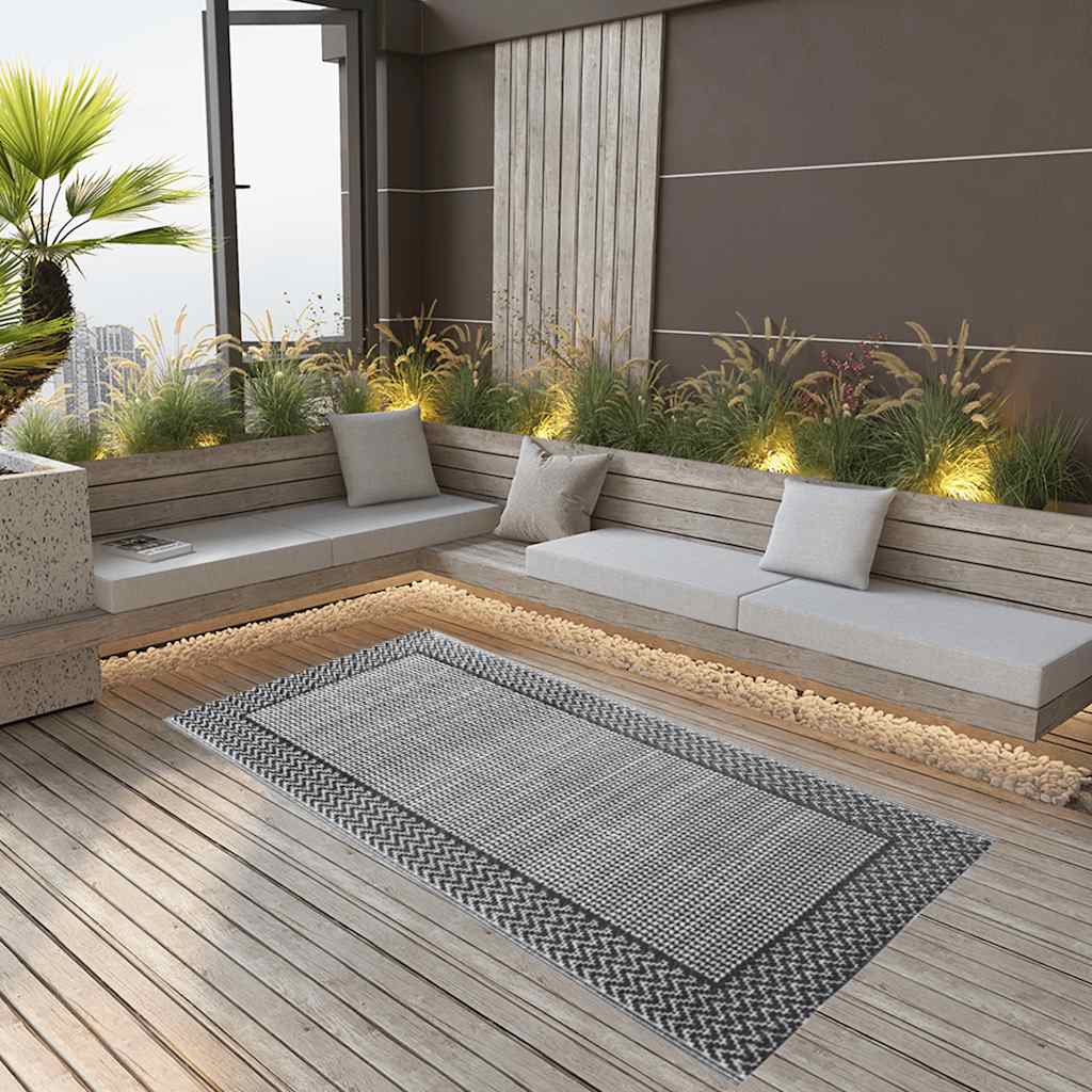 Outdoor-Teppich ARAKIL Grau 120x180 cm PP