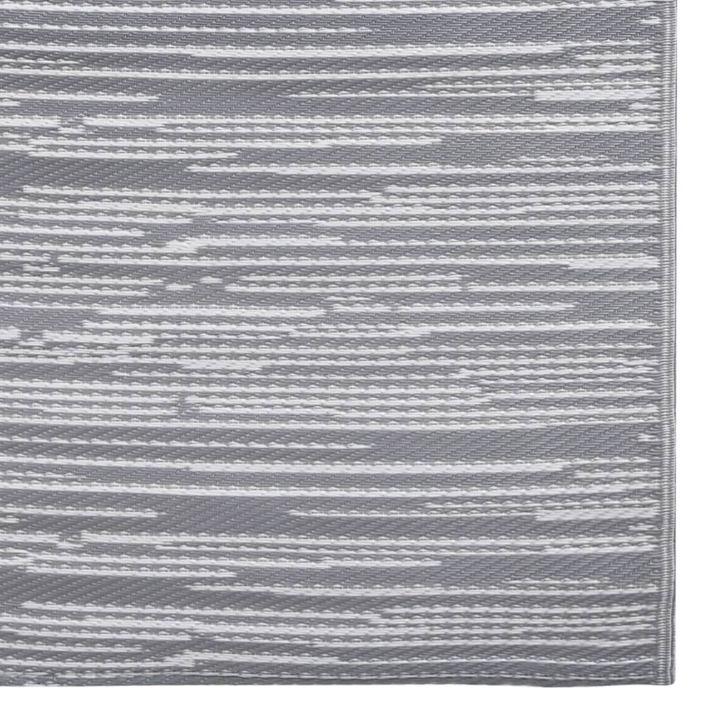 Outdoor-Teppich ARAKIL Grau 160x230 cm PP