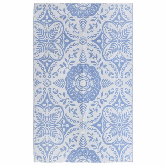 Outdoor-Teppich ARAKIL Babyblau 190x290 cm PP