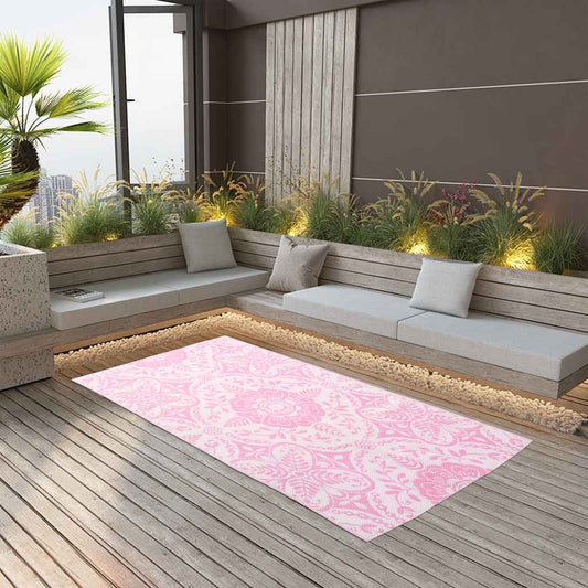 Outdoor-Teppich ARAKIL Rosa 120x180 cm PP
