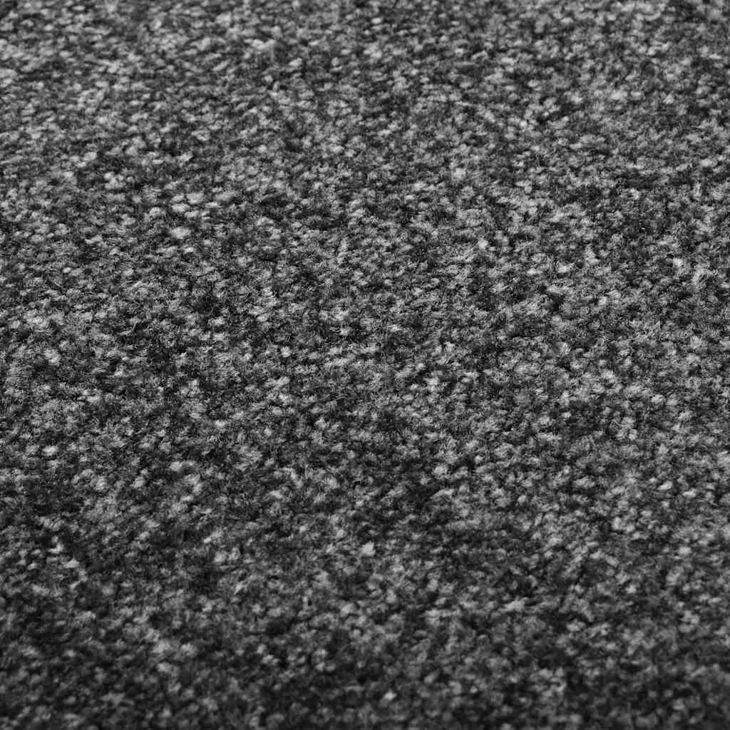 Fußmatte Waschbar Anthrazit 90x150 cm