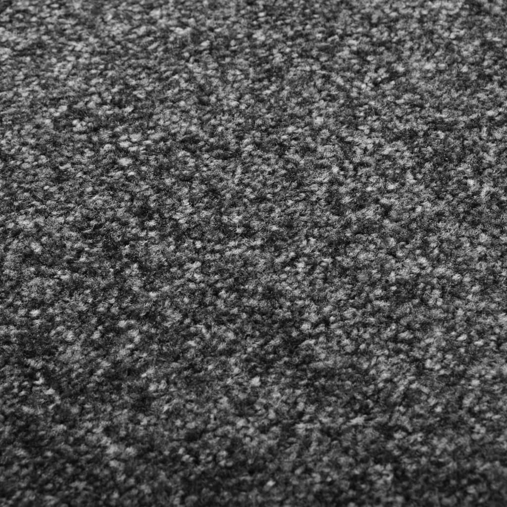 Fußmatte Waschbar Anthrazit 120x180 cm