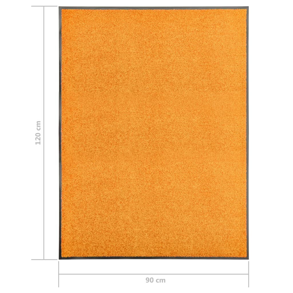 Fußmatte Waschbar Orange 90x120 cm