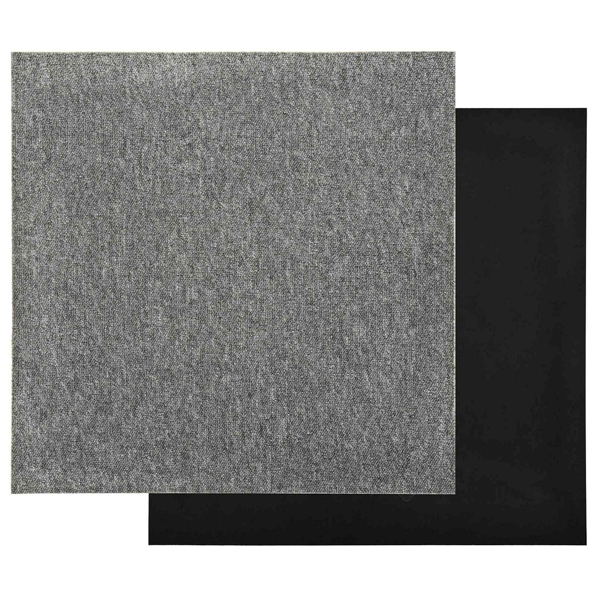 Teppich 20 stk. Grau 50 x 50 cm 100% Polypropylen