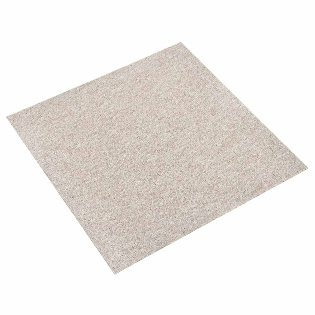 Teppich 20 stk. Hellbeige 50 x 50 cm 100% Polypropylen
