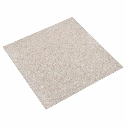 Teppich 20 stk. Hellbeige 50 x 50 cm 100% Polypropylen