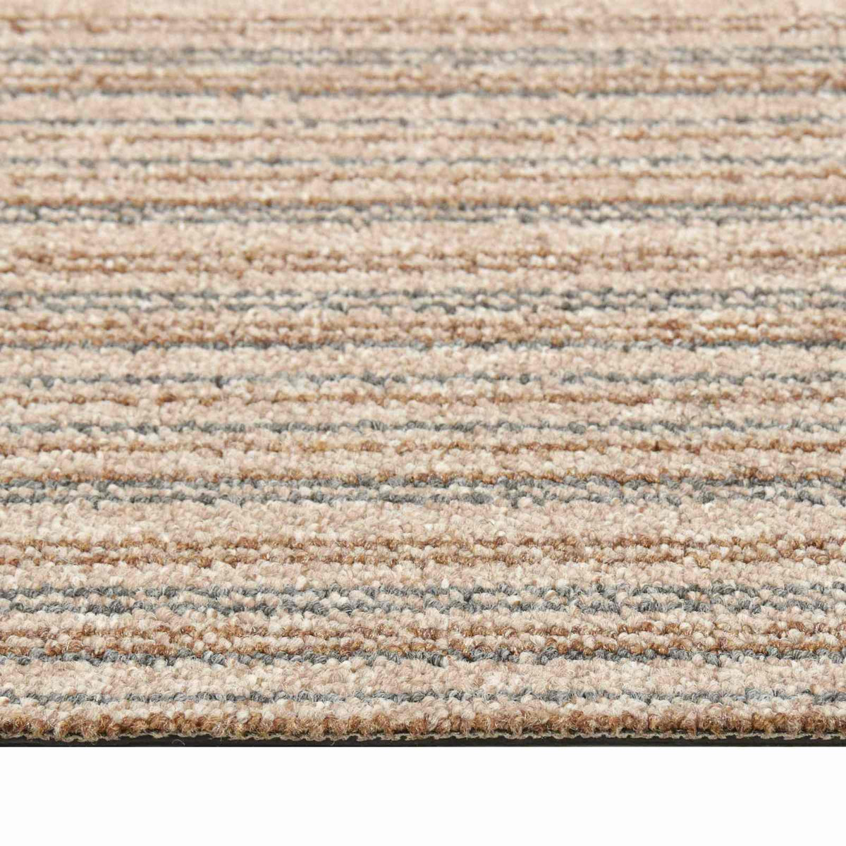 Teppich 20 stk. Gestreiftes Beige 50 x 50 cm 100% Polypropylen