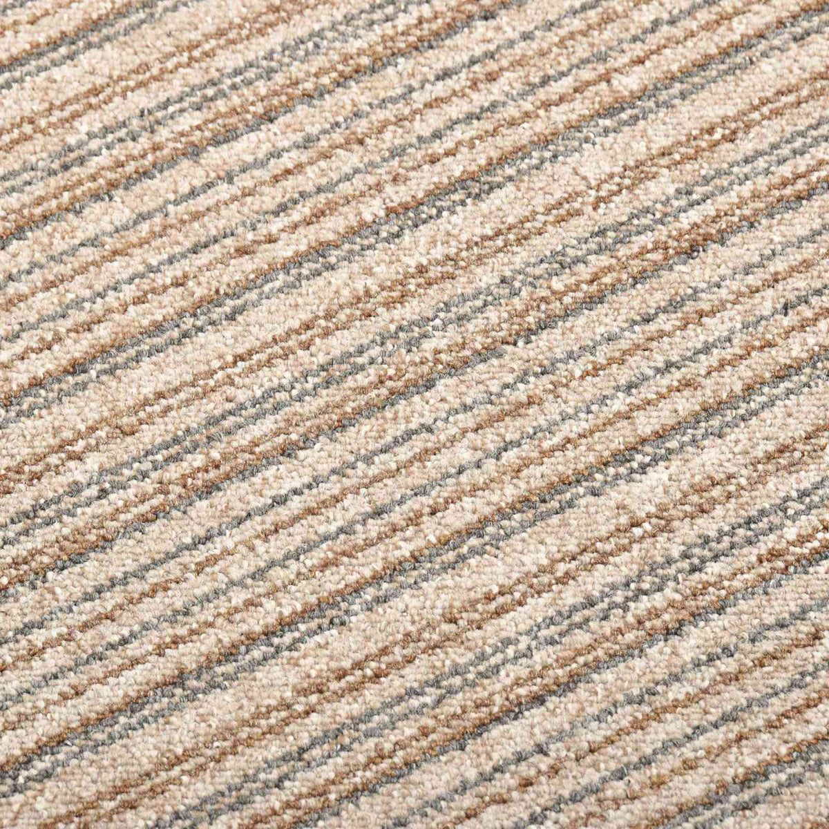 Teppich 20 stk. Gestreiftes Beige 50 x 50 cm 100% Polypropylen
