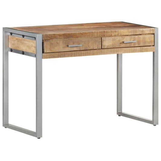 Schreibtisch 108x50x75 cm Raues Mangoholz