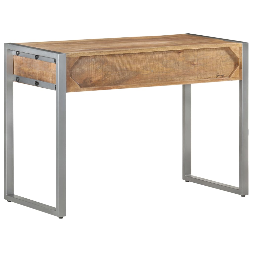 Schreibtisch 108x50x75 cm Raues Mangoholz