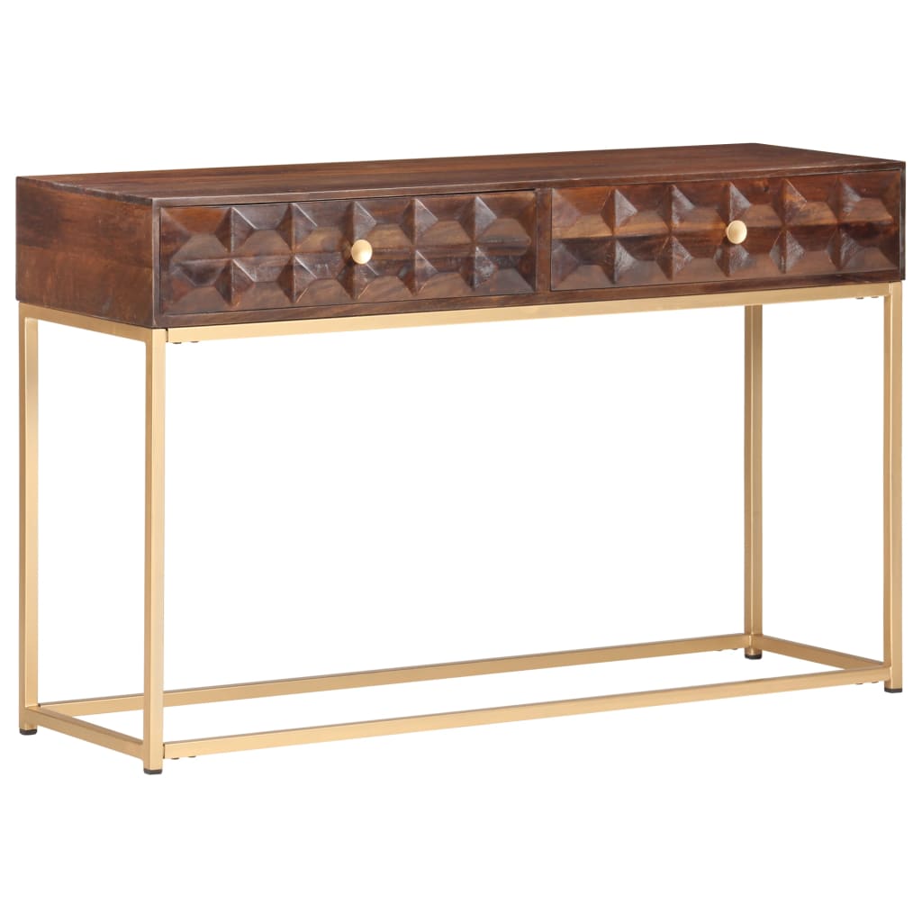 Konsolentisch 122x36x75 cm Massivholz Mango