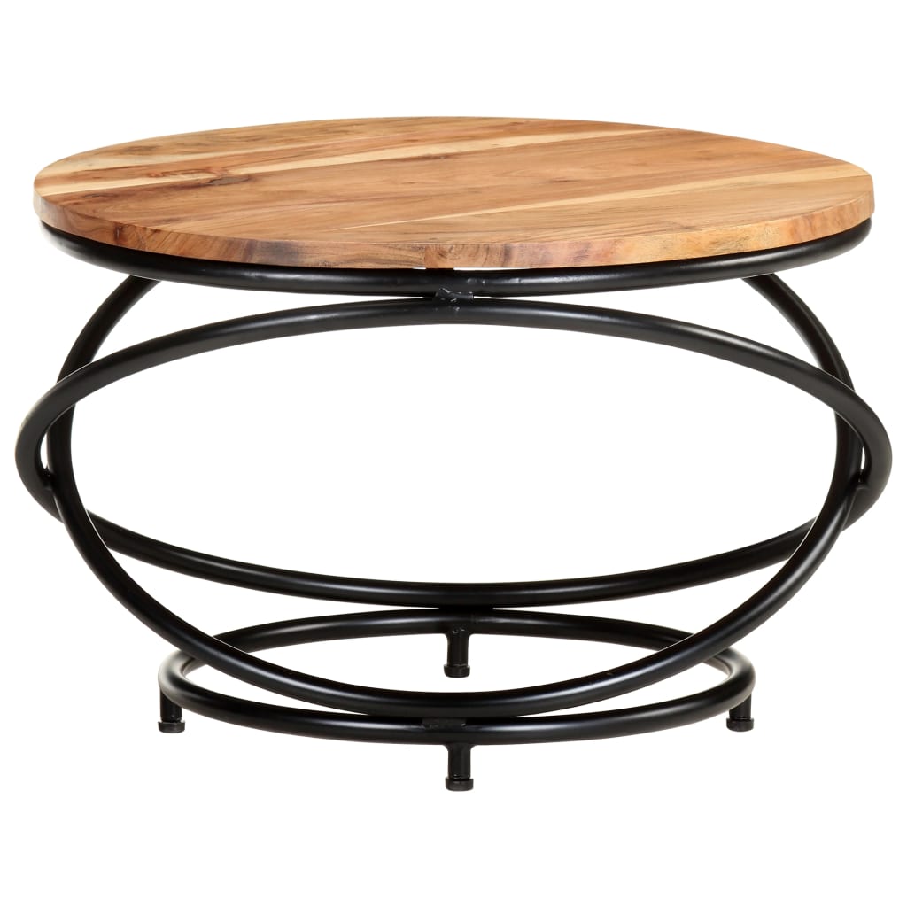 Couchtisch 60x60x40 cm Massivholz Akazie