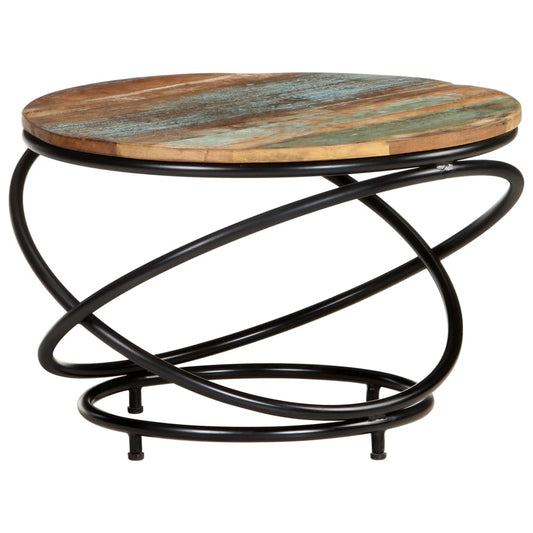 Couchtisch 60x60x40 cm Recyceltes Massivholz