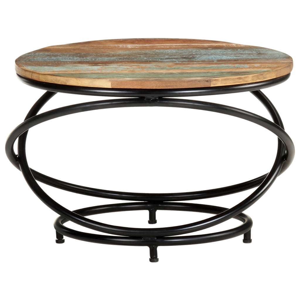 Couchtisch 60x60x40 cm Recyceltes Massivholz