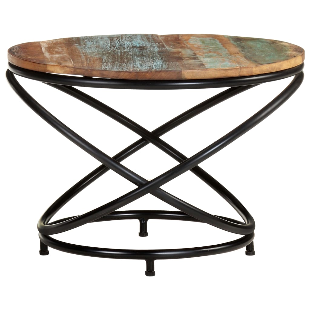 Couchtisch 60x60x40 cm Recyceltes Massivholz