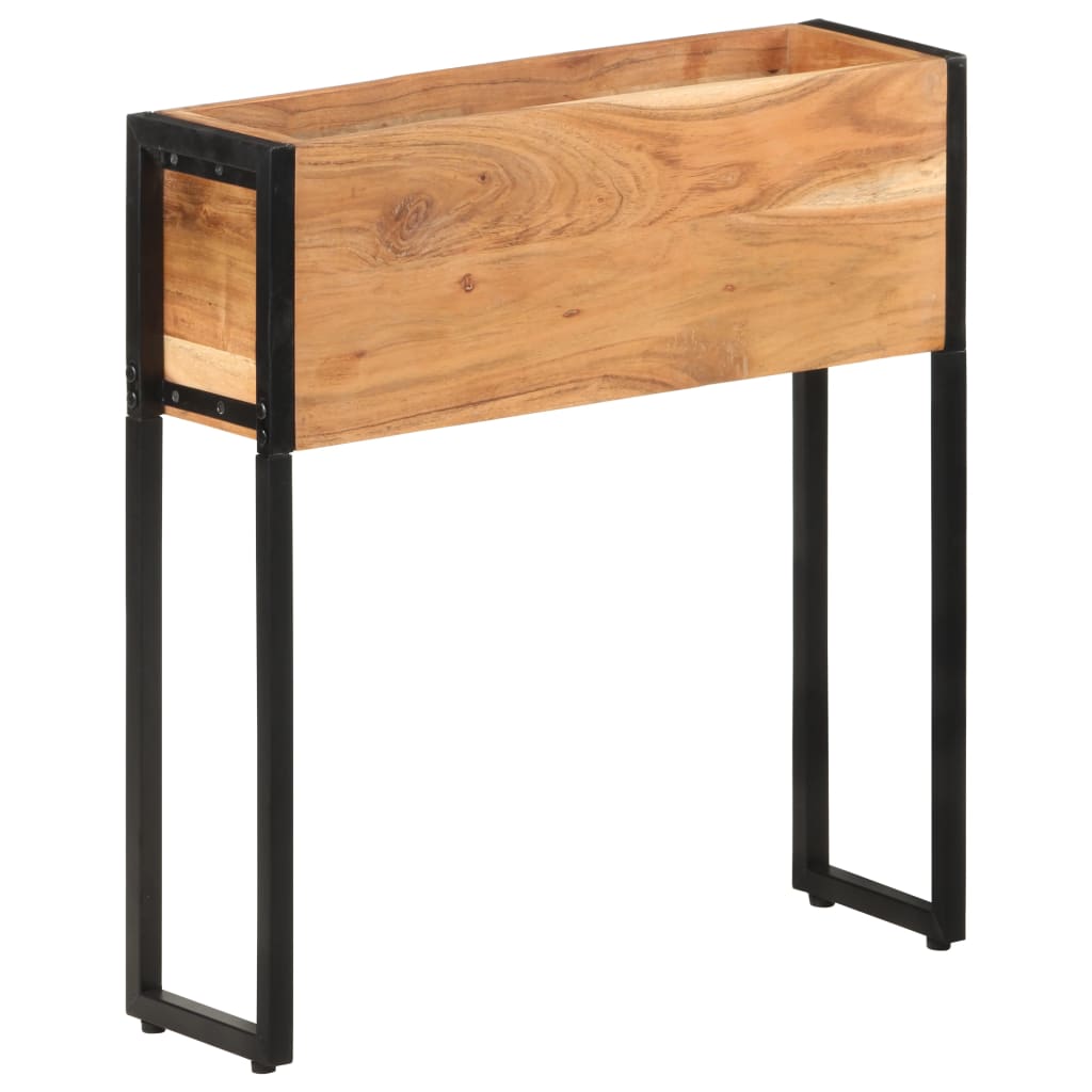 Pflanzkübel 60x20x68 cm Massivholz Akazie