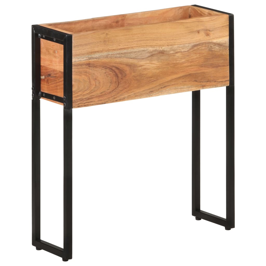 Pflanzkübel 60x20x68 cm Massivholz Akazie