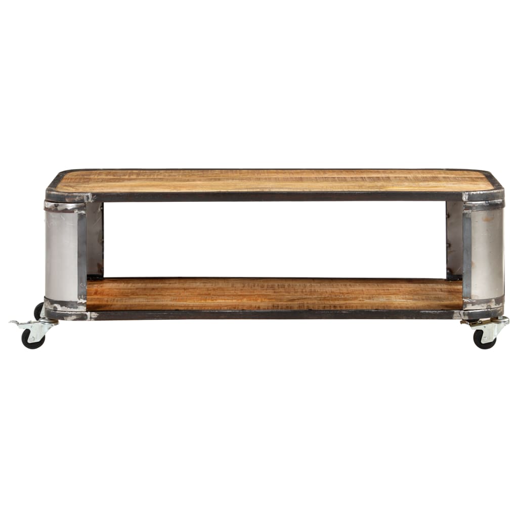 Couchtisch 100x50x35 cm Massivholz Mango