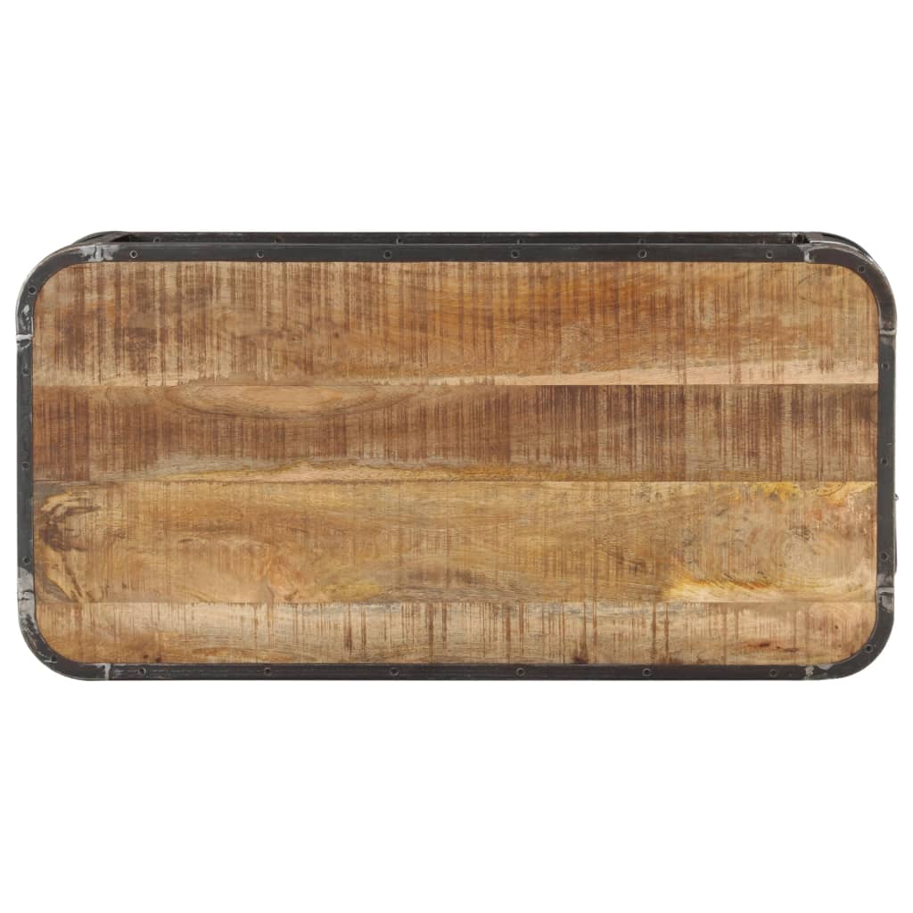 Couchtisch 100x50x35 cm Massivholz Mango
