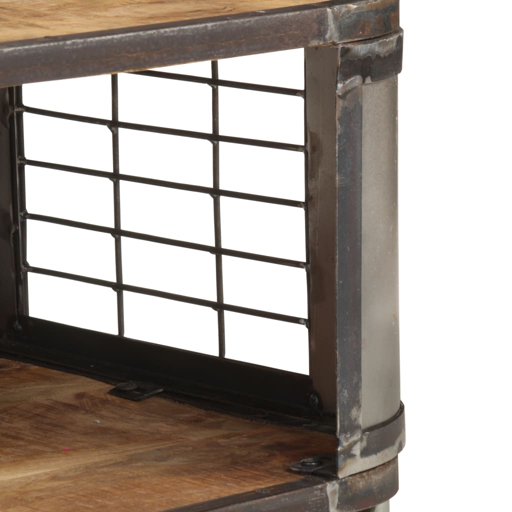 Couchtisch 100x50x35 cm Massivholz Mango