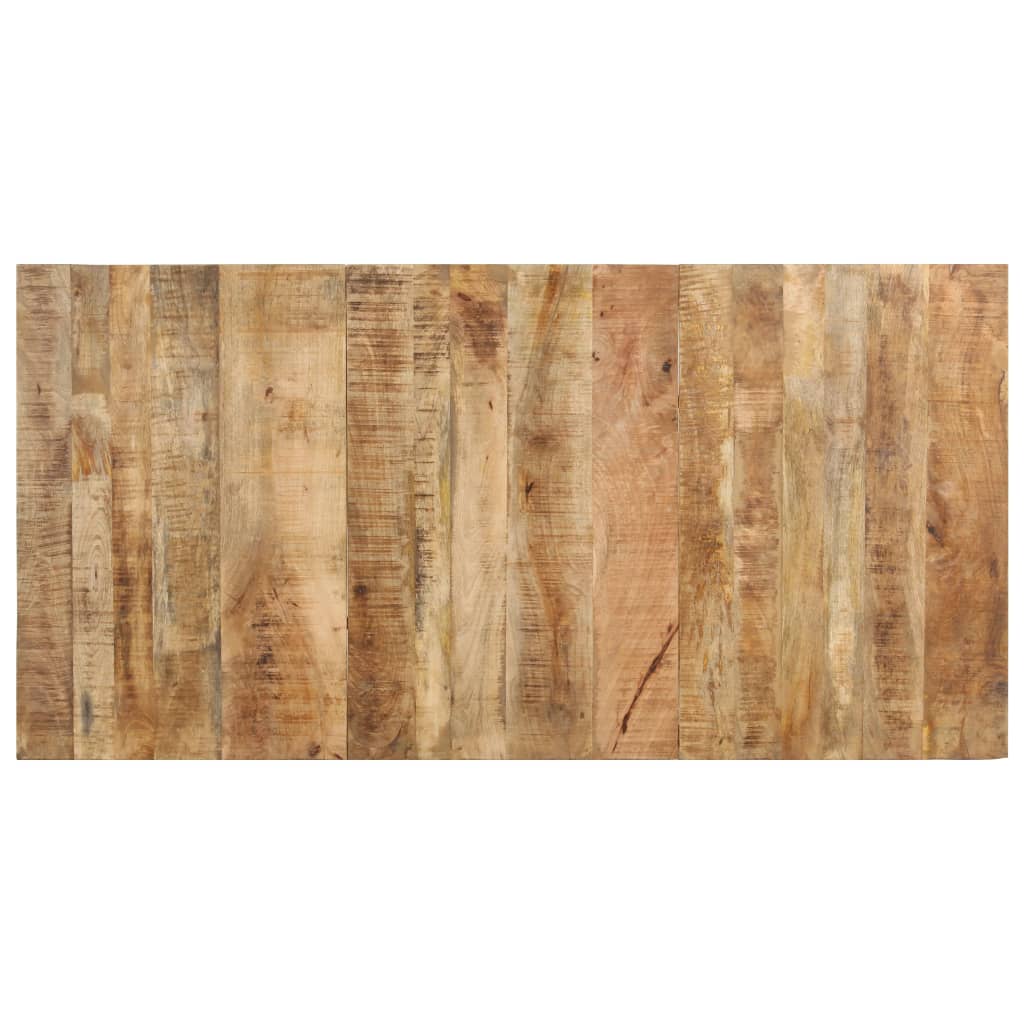 Esstisch 160x80x76 cm Raues Mangoholz